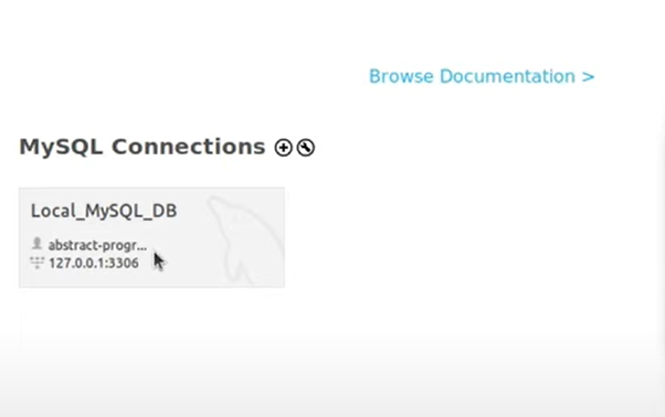 mysql connections - local mysql db